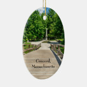 Alte Nordbrücke in Concord Keramik Ornament (Rechts)