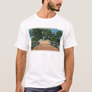 Alte Nordbrücken-Ansicht der winzigen Mann-Statue T-Shirt