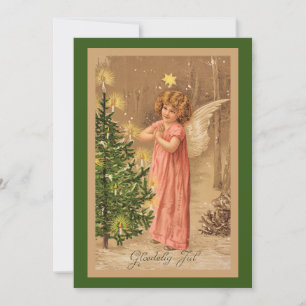 Alte norwegische Weihnachtskarte von 1910 Karte