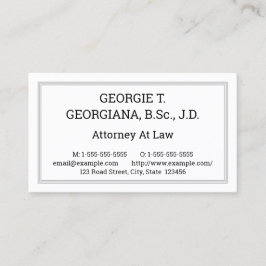 Alte, nostalgische Visitenkarte