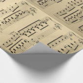 Alte Notenblätter Geschenkpapier (Ecke)