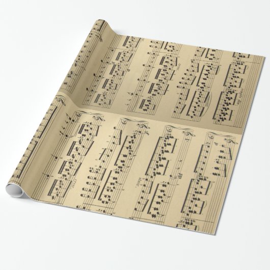 Alte Notenblätter Geschenkpapier (Ungerollt)