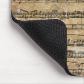 Alte Notenblätter Mousepad (Ecke)