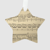 Alte Notenblätter Ornament (Rückseite)