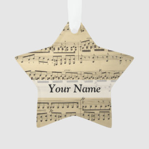 Alte Notenblätter Ornament