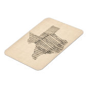 Alte Notenkarte von Texas Magnet (Linke Seite)