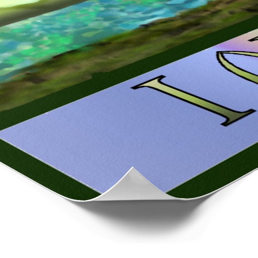 Alte Oak Print Poster (Ecke)