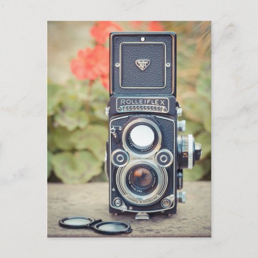 Alte Objektivkamera Postkarte (Vorderseite)