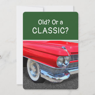 Alte oder Klassische 1960 Cadillac Lustige Geburts Karte