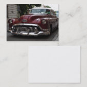 Alte Oldtimer - Visitenkarte (Vorne/Hinten)