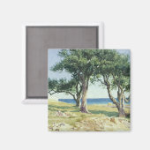 Alte Olivenbäume, Bordighera Magnet (Vorderseite/Rückseite)