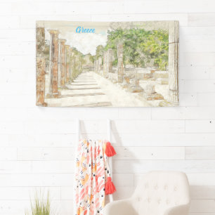 Alte Olympia, Elis, Griechenland Banner