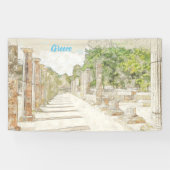 Alte Olympia, Elis Griechenland - Historischer Arc Banner (Horizontal)