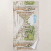 Alte Olympia, Elis, Griechenland Strandtuch (Vorderseite)