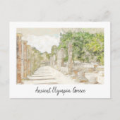 Alte Olympia, Griechenland Postcard - Vintage Trav Postkarte (Vorderseite)