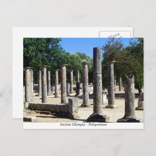 Alte Olympia Postkarte (Vorne/Hinten)