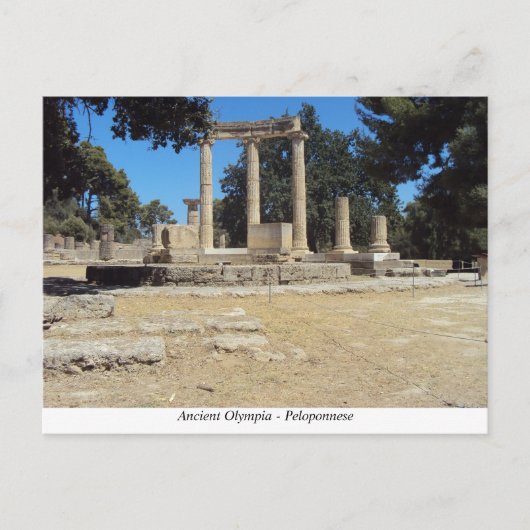 Alte Olympia Postkarte (Vorderseite)