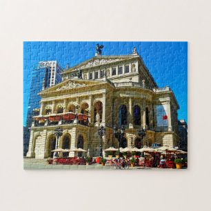 Alte Oper Denkmal Frankfurt Deutschland. Puzzle