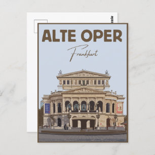 Alte Oper Frankfurt Alte Oper Deutschland Postkarte