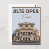 Alte Oper Frankfurt Alte Oper Deutschland Postkarte (Vorne/Hinten)