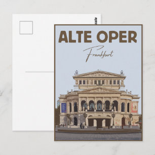Alte Oper Frankfurt Alte Oper Deutschland Postkarte