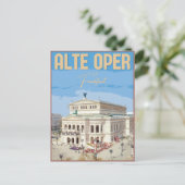 Alte Oper Frankfurt Alte Oper Deutschland Postkarte (Stehend Vorderseite)