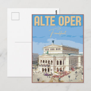 Alte Oper Frankfurt Alte Oper Deutschland Postkarte