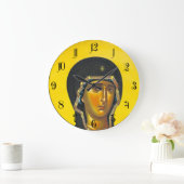 Alte orthodoxe Ikone Große Wanduhr (Zuhause)
