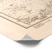 Alte Ostsee-Karte (1923) Poster (Ecke)