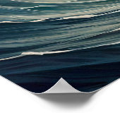 Alte Ozeanwellen Poster (Ecke)