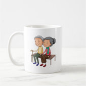 Alte Paare Kaffeetasse (Links)