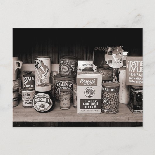 Alte Packungen, Schachteln und Zinn. Postkarte (Vorderseite)