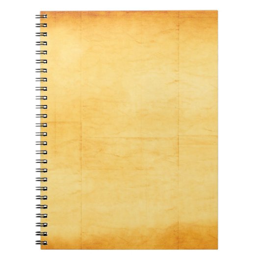 Alte Papiergelbe Papierstruktur Notizblock (Vorderseite)