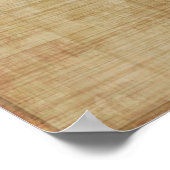 Alte Papierstruktur Poster (Ecke)