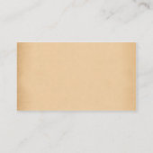 Alte PapierVisitenkarte Visitenkarte (Rückseite)