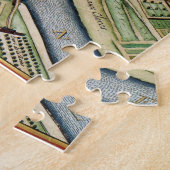 alte Pariser Stadtkarte Puzzle (Seite)