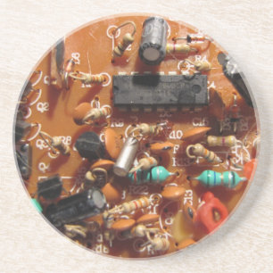 Alte PC-Mainboard Sandstein Untersetzer