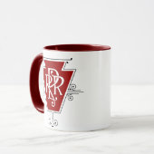 Alte Pennsylvania-Eisenbahn-Logo-Tasse Tasse (Vorderseite Links)