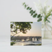 Alte Penwertam-Brücke Postkarte (Stehend Vorderseite)