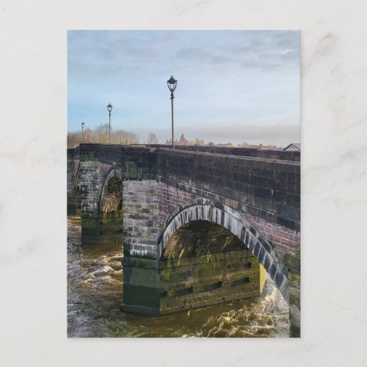 Alte Penwertam-Brücke Postkarte (Vorderseite)