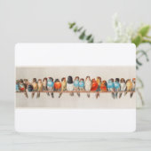 Alte Perche der Vögel Hector Giacomelli Einladung (Stehend Vorderseite)