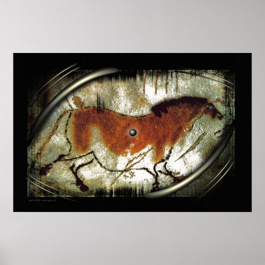 Alte Pferde von Gregory Gallo Poster (Vorne)