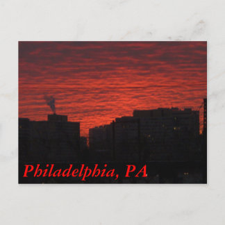 Alte Philadelphia Postkarte