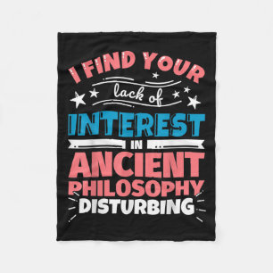 Alte Philosophie Funny Sprichwort Gift Fleecedecke