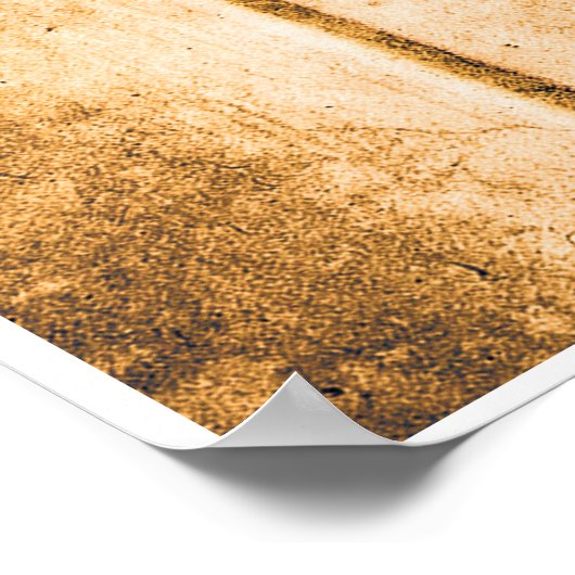 Alte Piano Keys Musik Musikprogramm Poster (Ecke)