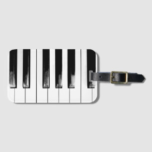 Alte Pianotasten Gepäckanhänger