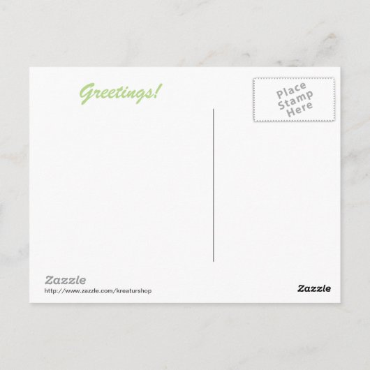 Alte Pine Bark mit Textgrüßen Postkarte (Rückseite)