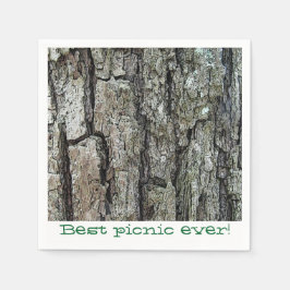 Alte Pine Bark Picnic Serviette