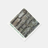 Alte Pine Bark Picnic Serviette (Ecke)