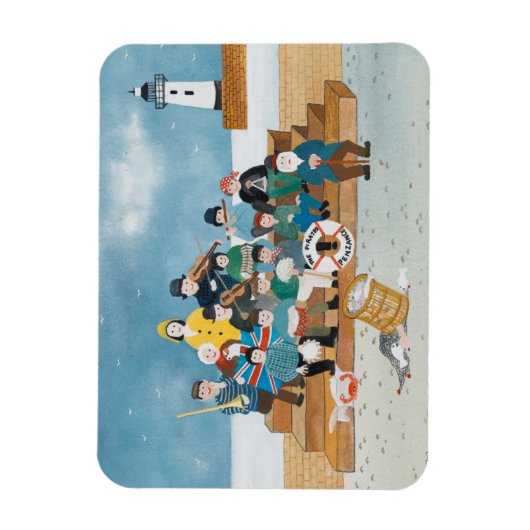 Alte Piraten von Penzance Magnet (Vertikal)